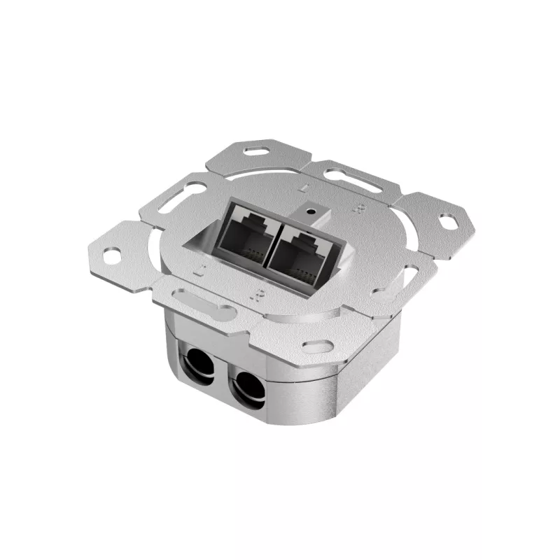 Hama 00200775 Πολύπριζο 2 x RJ-45 Λευκό