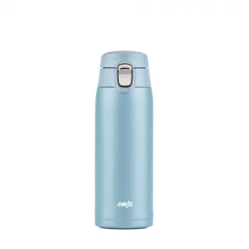 EMSA Light Mug 400 ml Μπλε Καπάκι ανοξείδωτου χάλυβα Πολυπροπυλένιο