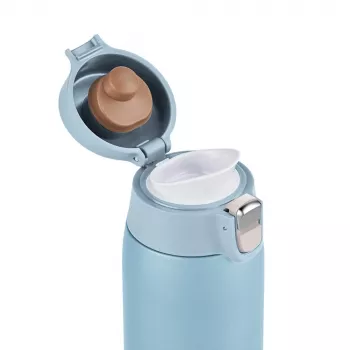 EMSA Light Mug 400 ml Μπλε Καπάκι ανοξείδωτου χάλυβα Πολυπροπυλένιο