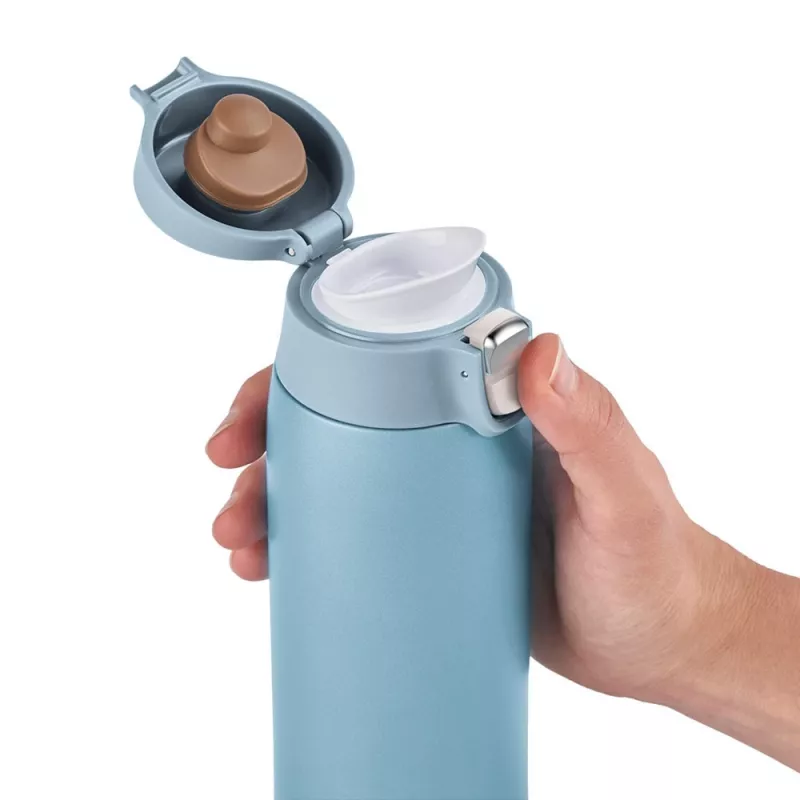 EMSA Light Mug 400 ml Μπλε Καπάκι ανοξείδωτου χάλυβα Πολυπροπυλένιο