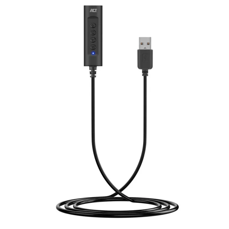 ACT AC9360 εξωτερική κάρτα ήχου USB-A