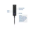 ACT AC9360 εξωτερική κάρτα ήχου USB-A