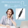 ACT AC9360 εξωτερική κάρτα ήχου USB-A