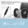 ACT AC9360 εξωτερική κάρτα ήχου USB-A