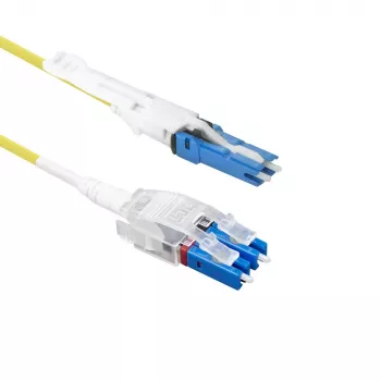 ACT 3 μέτρα Singlemode 9/125 OS2 Polarity Twist uniboot Duplex Καλώδιο patch οπτικών ινών με βύσματα CS - LC