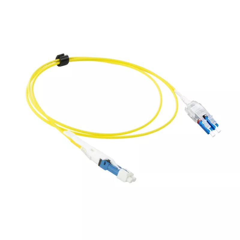 ACT 7 μέτρα Singlemode 9/125 OS2 Polarity Twist Uniboot Duplex Καλώδιο patch οπτικών ινών CS - LC