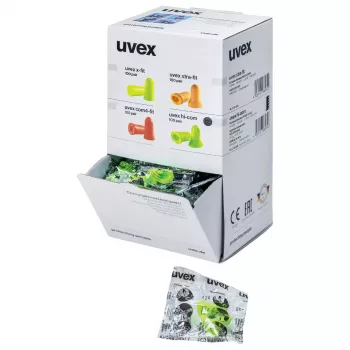 uvex hi-com Mini ωτοασπίδες μιας χρήσης 24 dB, 100 ζεύγη (2112095)