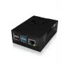 ICY BOX IB-RP108 Θήκη ανθρακί, μαύρο