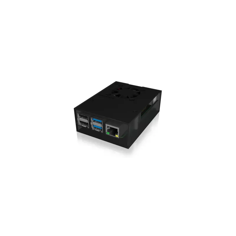 ICY BOX IB-RP108 Θήκη ανθρακί, μαύρο