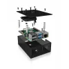 ICY BOX IB-RP108 Θήκη ανθρακί, μαύρο
