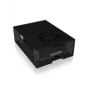 ICY BOX IB-RP108 Θήκη ανθρακί, μαύρο