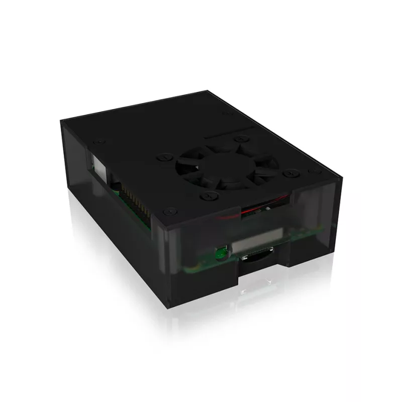 ICY BOX IB-RP108 Θήκη ανθρακί, μαύρο