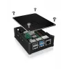 ICY BOX IB-RP110 Θήκη μαύρο