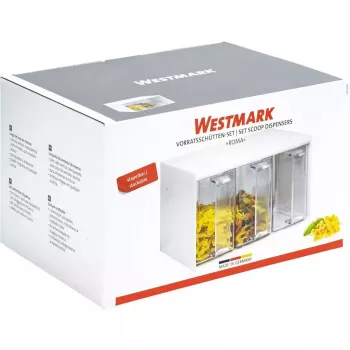 Δοχείο Westmark Roma ορθογώνιο 3 L διαφανές λευκό