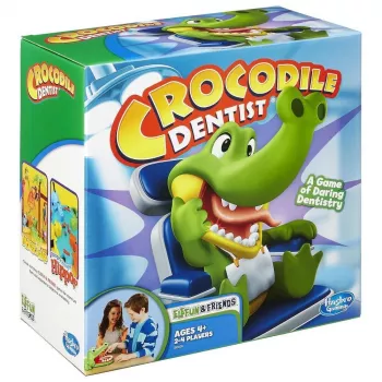 Hasbro ΚΡΟΚΟΔΕΙΛΟΣ ΟΔΟΝΤΙΑΤΡΟΣ Επιτραπέζιο παιχνίδι οικογενειακό