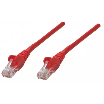 Intellinet καλώδιο δικτύου patch, Cat6, 0,25 m, κόκκινο, χαλκός, S/FTP, LSOH/LSZH, PVC, RJ45, επιχρυσωμένες επαφές, προστασία γλωττίδας, προστατευτικό κάλυμμα κάμψης, εφ' όρου ζωής εγγύηση
