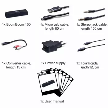 Marmitek BoomBoom 100 Πομποδέκτης ήχου Bluetooth (08330)