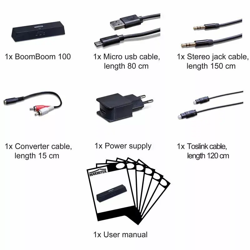Marmitek BoomBoom 100 Πομποδέκτης ήχου Bluetooth (08330)
