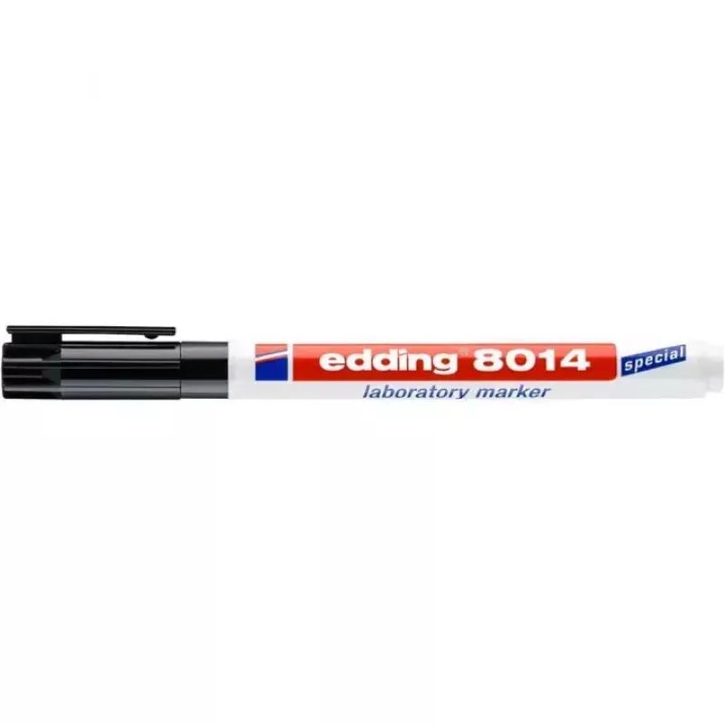 Μαρκαδόρος μόνιμος Edding 8014 Στρογγυλή μύτη Μαύρο 1 τεμ.