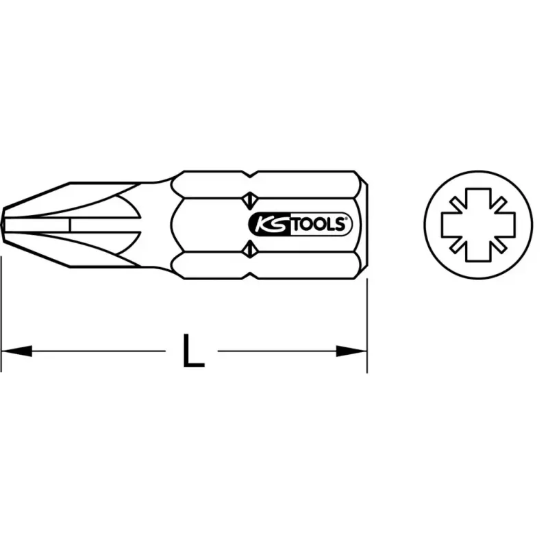 Μύτη κατσαβιδιού KS Tools 911.5123