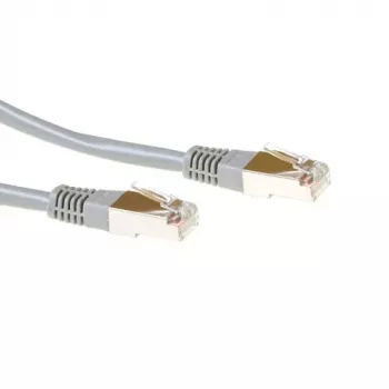 ACT γκρι 0,5 μέτρα F/UTP CAT5E καλώδιο patch με βύσματα RJ45