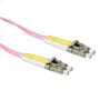 ACT 7 μέτρα LSZH Multimode 50/125 OM4 καλώδιο οπτικών ινών Patch Duplex με βύσματα LC