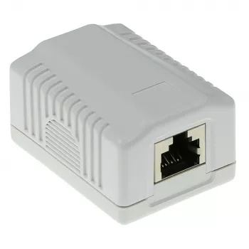 Επιτοίχιο θωρακισμένο κουτί ACT FA7005 — 1-Port, Cat6A