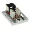 Επιτοίχιο θωρακισμένο κουτί ACT FA7005 — 1-Port, Cat6A