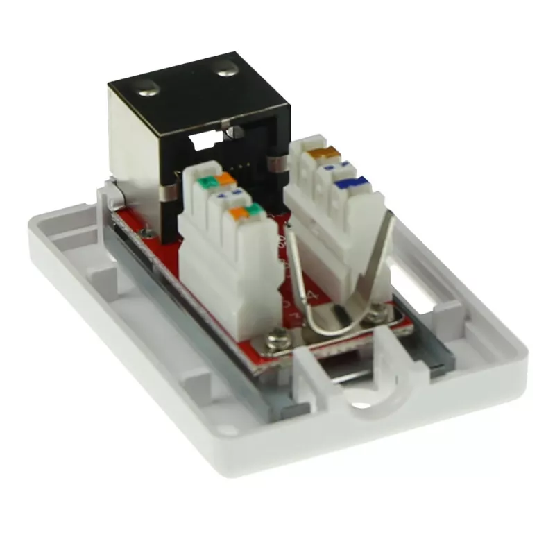 Επιτοίχιο θωρακισμένο κουτί ACT FA7005 — 1-Port, Cat6A