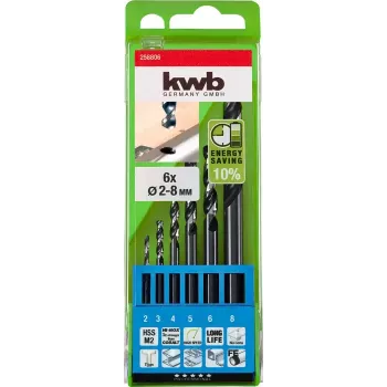 Σετ τρυπανιών KWB 258806 6 τεμ. δεξιόστροφα