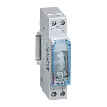 Legrand MicroRex QT11 412790 Χρονοδιακόπτης quartz με ημερήσιο πρόγραμμα, 230 V, 50-60 Hz