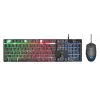 Trust GXT 838 Azor Πληκτρολόγιο και ποντίκι Gaming USB γερμανικό μαύρο