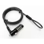 eSTUFF GLB220105 Κλείδωμα καλωδίου μαύρο 1,8 m
