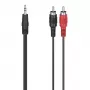 Καλώδιο ήχου Hama 00305031 1,5 m 3,5mm βύσμα RCA μαύρο