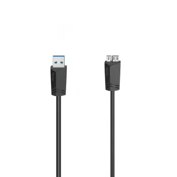Καλώδιο USB Hama 0,75 m Micro-USB A USB A μαύρο 5 Gbit/s