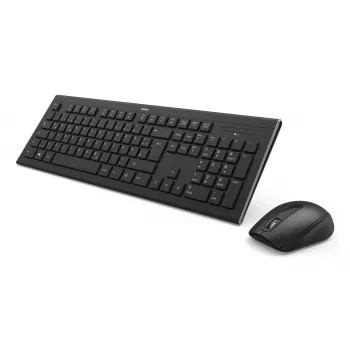 Hama Cortino πληκτρολόγιο ποντίκι περιλαμβάνεται Home/Office RF Wireless QWERTY ουκρανικό μαύρο