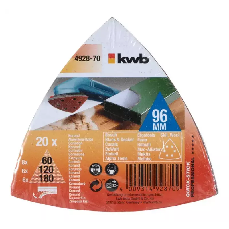 Δίσκος λείανσης KWB 492870 20 τεμ.