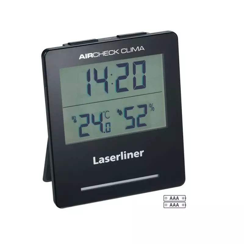 Ηλεκτρονικό υγρόμετρο Laserliner AirCheck Clima μαύρο ψηφιακό 1 τεμ.