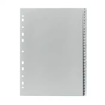 Ευρετήριο με καρτέλες Herlitz 10843712 γκρι