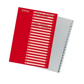 Ευρετήριο με καρτέλες Herlitz 10901718 γκρι