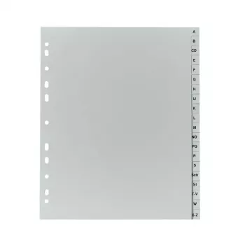 Ευρετήριο με καρτέλες Herlitz 10901718 γκρι