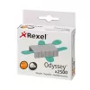 Rexel συνδετήρες Odyssey συσκευασία 2500 τεμ., πακέτο συνδετήρων, 2500 συνδετήρες, χάλυβας, ασημί, 60 φύλλων, 130 g