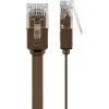Καλώδιο δικτύου Goobay 95890 καφέ 1m Cat6 U/UTP