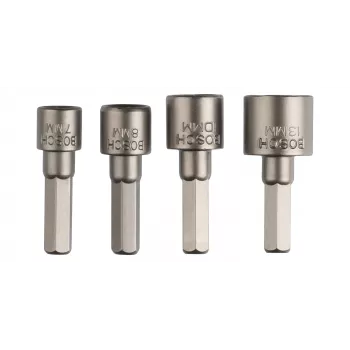 Bosch 2609255904 σετ καρυδακίων με εξάγωνη υποδοχή 1/4 ίντσας, 4 τεμ.