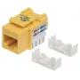 Intellinet 210584 υποδοχή Keystone, Cat6, UTP, Punch-down, κίτρινη