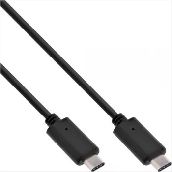 InLine Καλώδιο USB 3.1 Type C, 2m USB 3.2 Gen 2 (3.1 Gen 2) USB C μαύρο