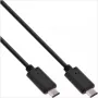 InLine Καλώδιο USB 3.1 Type C, 2m USB 3.2 Gen 2 (3.1 Gen 2) USB C μαύρο