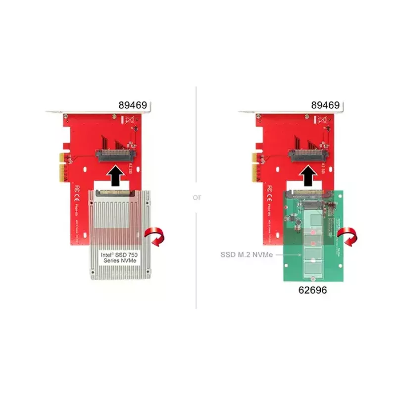 Εσωτερικός προσαρμογέας U.2 DeLOCK 89469