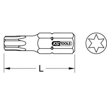 Μύτη κατσαβιδιού KS Tools 910.2322
