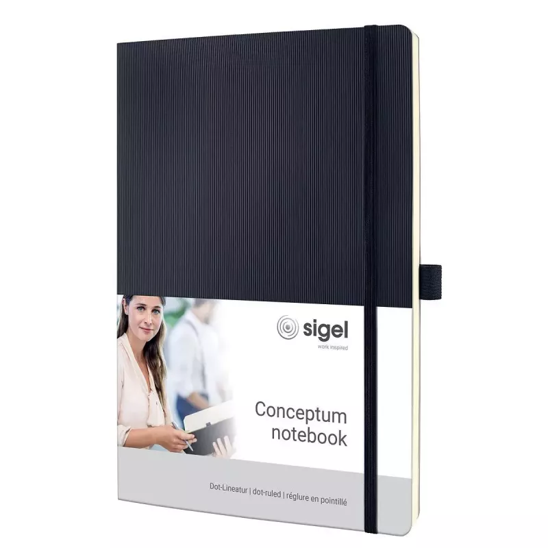 Τετράδιο Sigel CO308 A4 194 φύλλα Μαύρο
